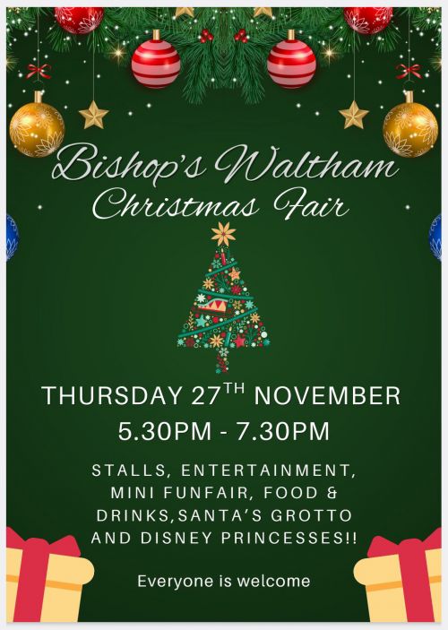 BishopsWalthamChristmasFayre2025 BishopsWalthamChristmasFayre2025