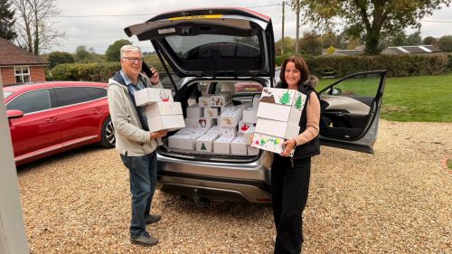 Delivering completed Shoeboxes