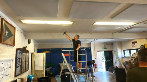 Scout Hall finishing touches