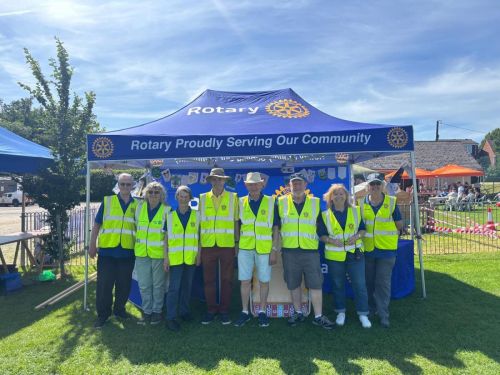 Some of the Rotary Summer Fayre Team