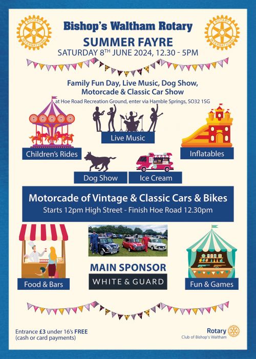 Summer Fayre final Poster 2024 A4